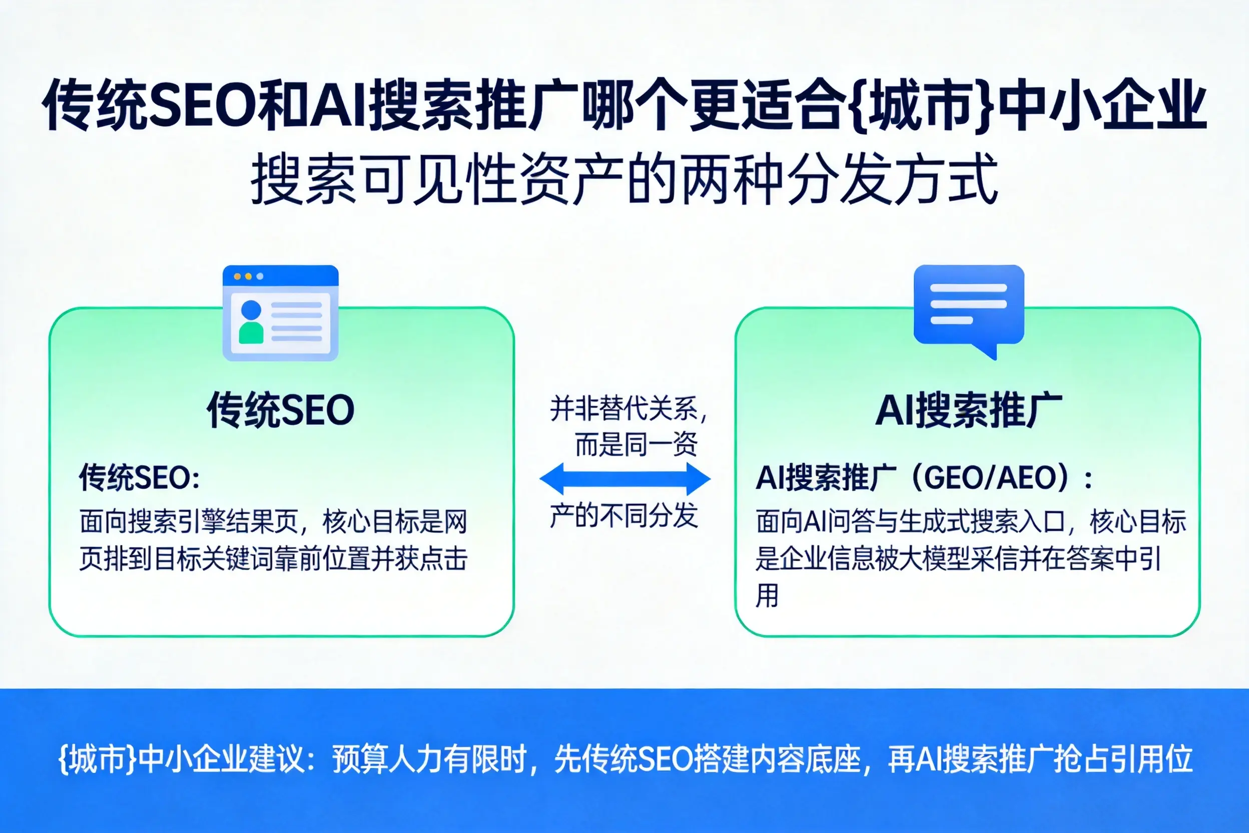 传统SEO和AI搜索推广哪个更适合安徽中小企业