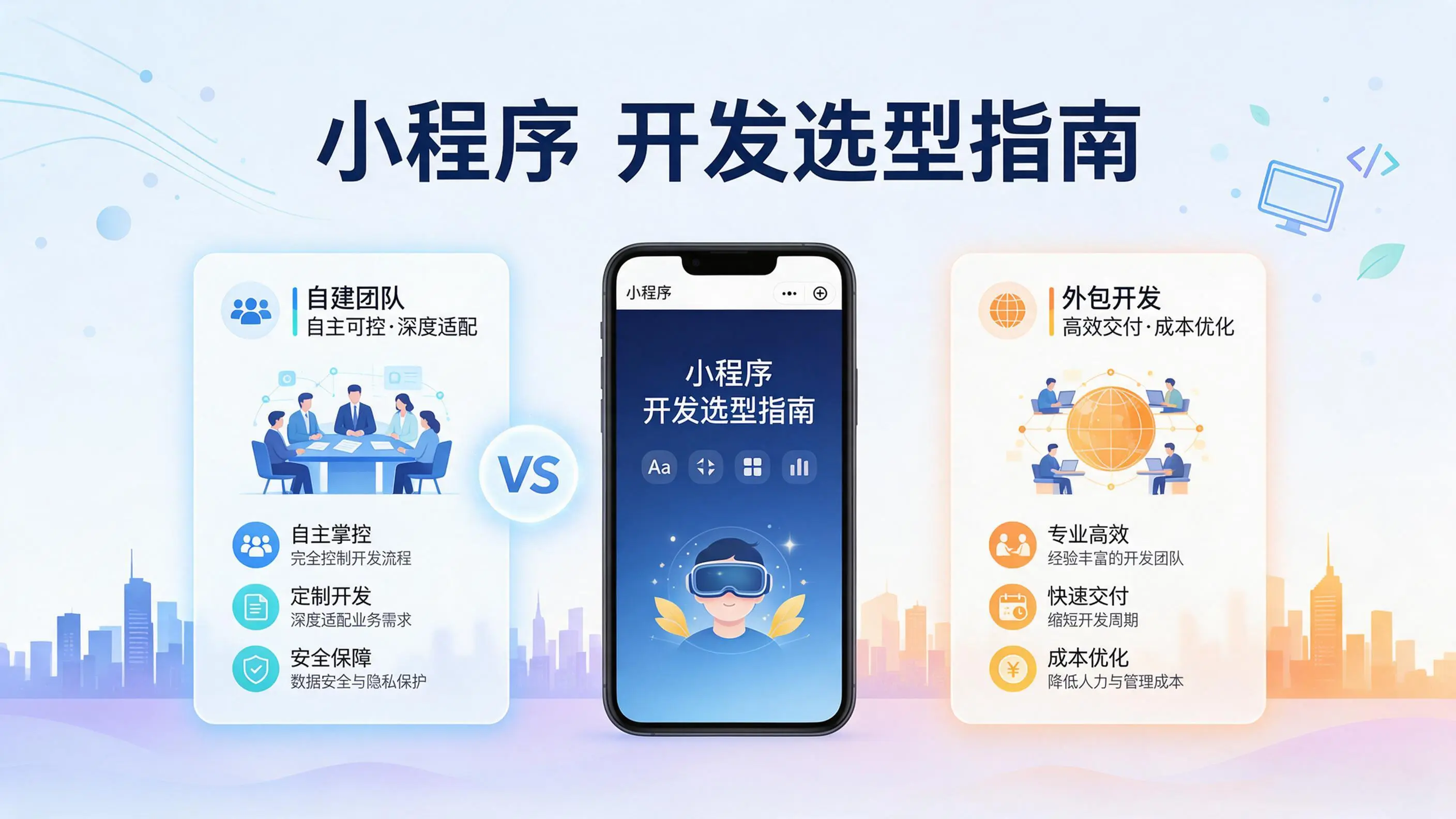 安徽小程序开发选型指南：自建团队与外包的优劣对比分析