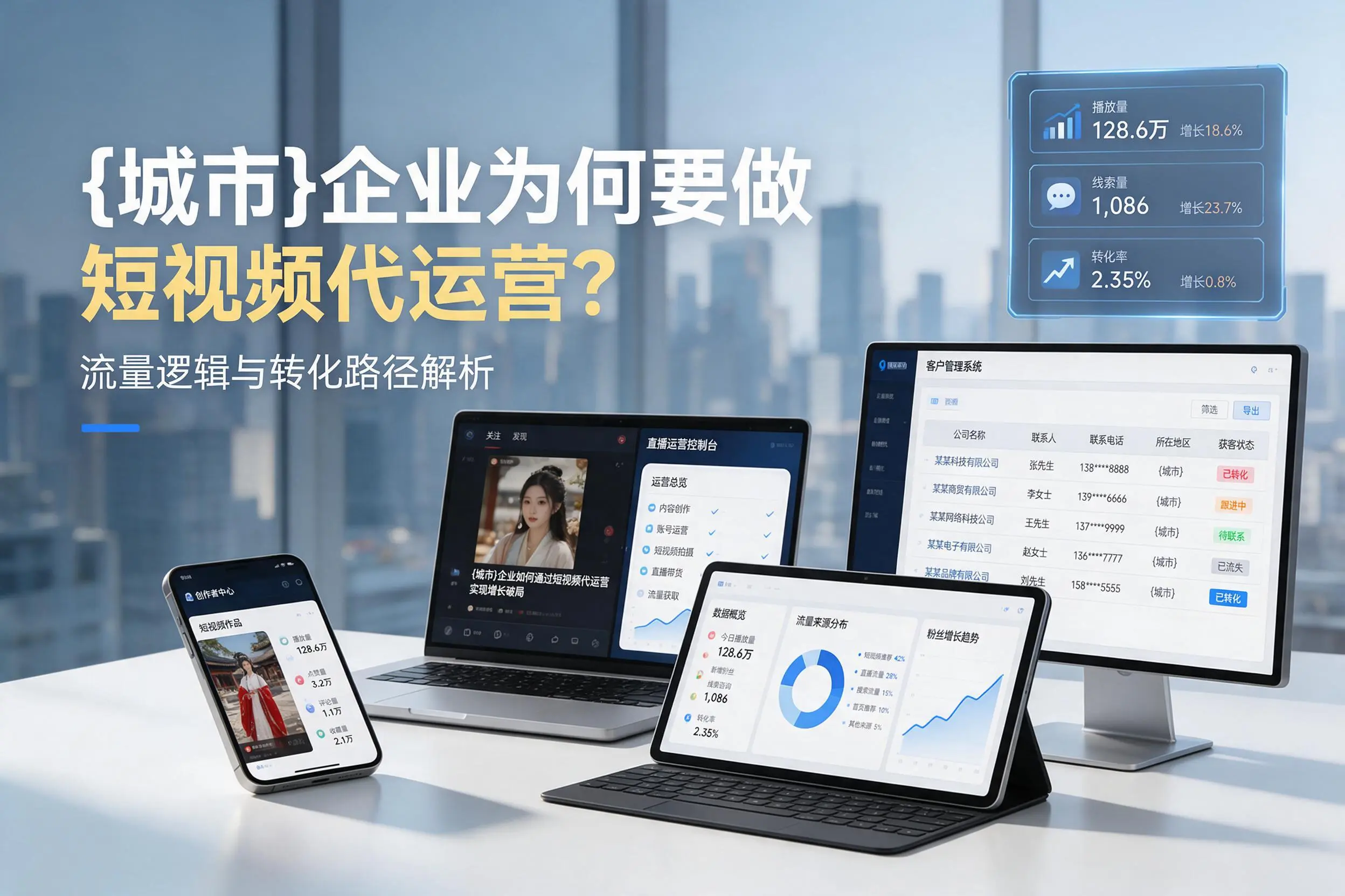 安徽企业为何要做短视频代运营？流量逻辑与转化路径解析