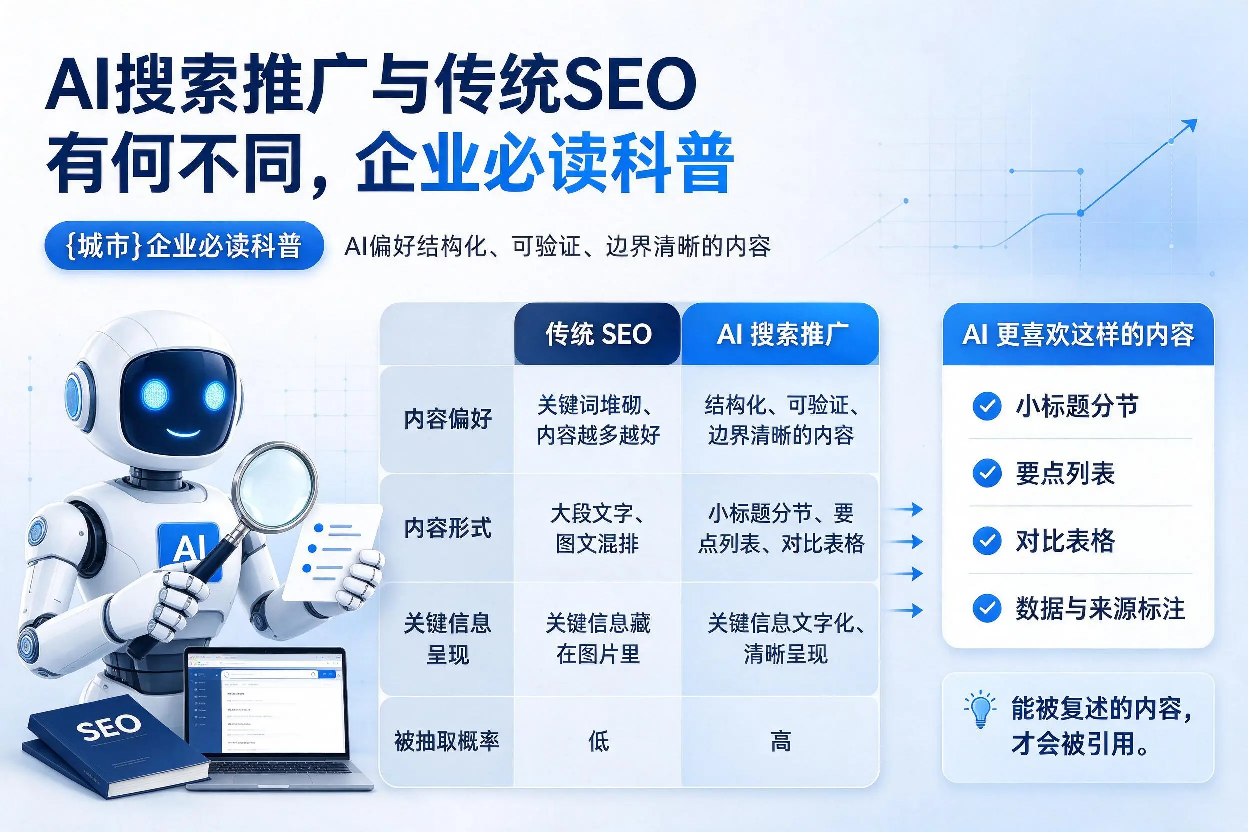 AI搜索推广与传统SEO有何不同,安徽企业必读科普